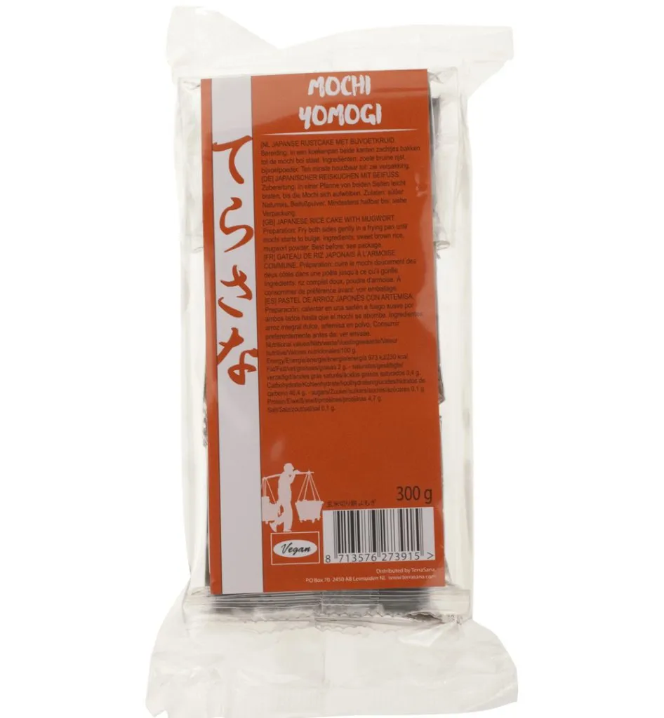Terrasana Genmai Mochi Yomogi (300 gr)