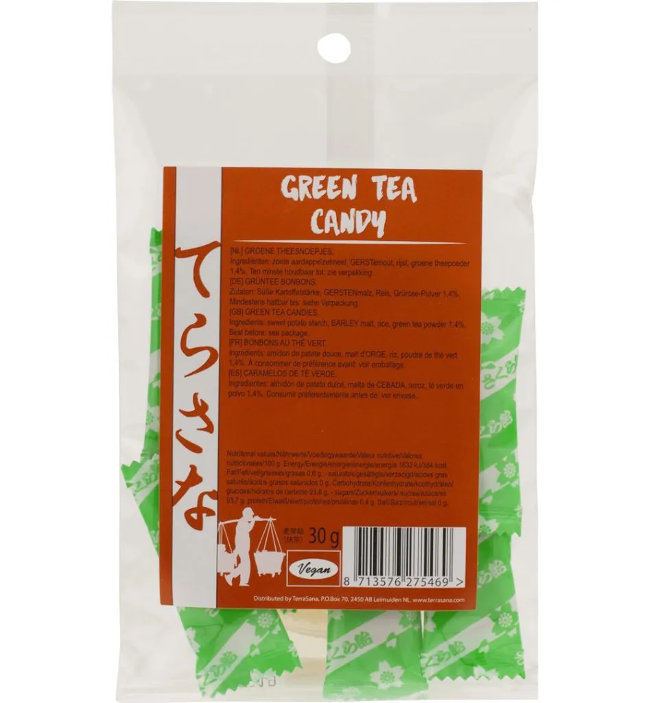 TerraSanagroene thee snoepjes (30 gr)
