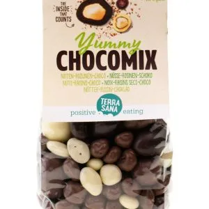 TerraSana Yummy chocomix noten rozijnen choco bio (200 gr)