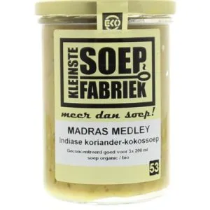 Kleinstesoepfabriek Curry Kokossoep Bio (400 gr)