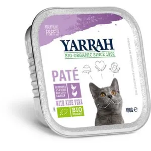 Yarrah Kattenvoer Pate Met Kip En Kalkoen Bio (100 gr)