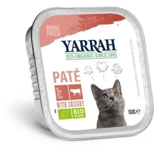 Yarrah Kattenvoer Pate Met Rund En Kip Bio (100 gr)