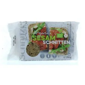 Schnitzer Sesambrood Glutenvrij Bio (250 gr)