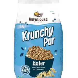 Barnhouse Krunchy Pur Haver Suikervrij Bio (375 gr)