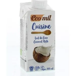 Ecomil Kokosmelk Cuisine Bio (200 ml)