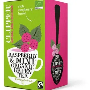 Clipper Framboos mintgreen tea bio (20 stuks)