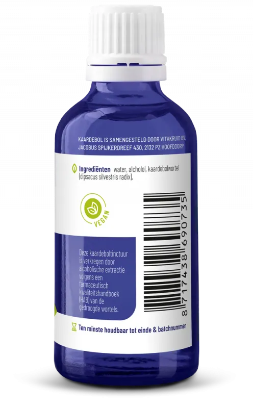Vitakruid Kaardebol Wortel Tinctuur Extractie Volgens Hab 50 (50 ml)