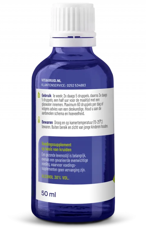 Vitakruid Kaardebol Wortel Tinctuur Extractie Volgens Hab 50 (50 ml) - image 2