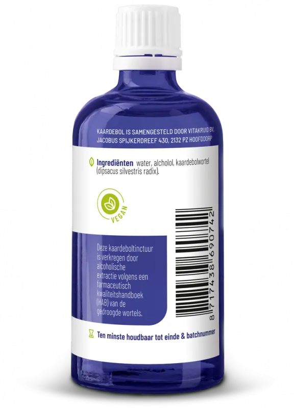 Vitakruid Kaardebol Wortel Tinctuur Extractie Volgens Hab 100 (100 ml)