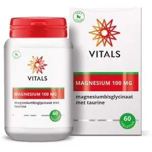 Vitals Magnesiumbisglycinaat 100 mg (60 tabletten)