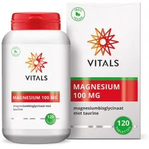 Vitals Magnesiumbisglycinaat 100 mg (120 tabletten)