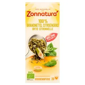 Zonnatura Brandnetel citroengras bio (20 stuks)