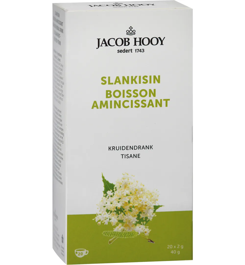 Jacob Hooy Slankisin/Slankheidskruiden Thee (20 stuks)