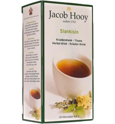 Jacob Hooy Slankisin/Slankheidskruiden Thee (20 stuks)