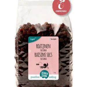 Terrasana Raw Rozijnen Sultanas Bio (1000 gr)