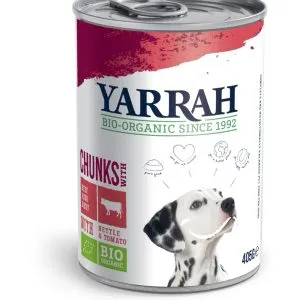 Yarrah Hond Brok Rund In Saus Bio (405 gr)