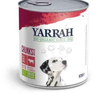 Yarrah Hond Brok Rund In Saus Bio (820 gr)