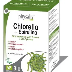 Physalis Chlorella & spirulina bio (200 tabletten)