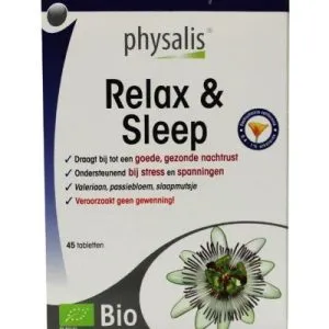 Physalis Relax & sleep bio (45 tabletten)