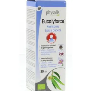 Physalis Eucalyforce keelspray bio (30 ml)