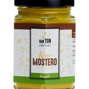 Van TON Mosterd Mosterd Fijn Bio (170 gr)