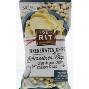 De Rit Kikkererwtenchips zeezout bio (75 gr)