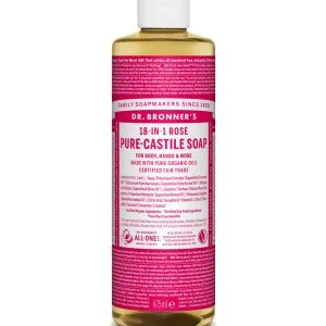 Dr. Bronner's Liquid soap roos (475 ml)