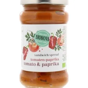 Bionova Sandwichspread tomaat/paprika bio (280 gr)