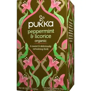 Pukka Organic Teas Peppermint & licorice herb bio (20 stuks)