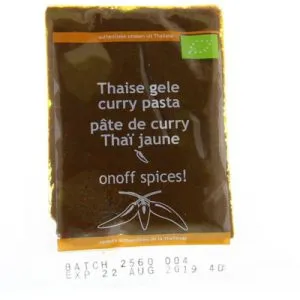 Onoff Thaise Gele Currypasta Bio (50 gr)