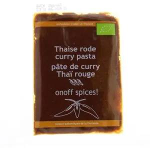 Onoff Thaise Rode Currypasta Bio (50 gr)