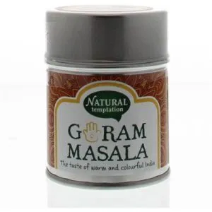 Natural Temptation Garam masala blikje natural spices bio (50 gr)