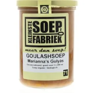 Kleinstesoepfabriek Goulash Soep Bio (400 ml)