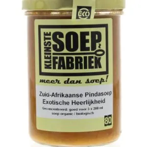 Kleinstesoepfabriek Zuid Afrikaanse Pinda Soep Bio (400 ml)