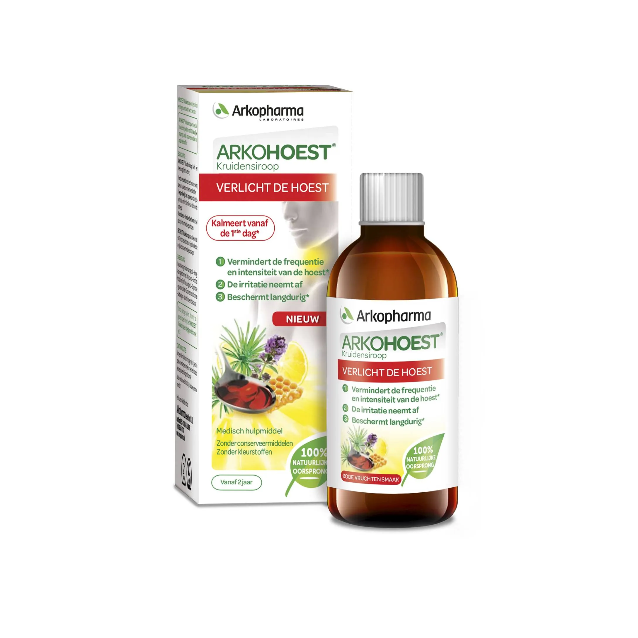 Arkopharma Kruidensiroop Gezoet Met Honing (140 ml)