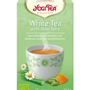 Yogi Tea White tea with aloe vera bio (17 stuks)