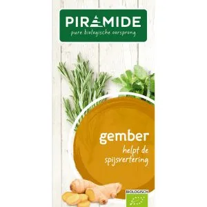 Piramide Gember Thee Eko Bio (20 stuks)