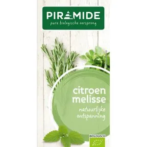 Piramide Citroenmelisse Thee Eko Bio (20 stuks)