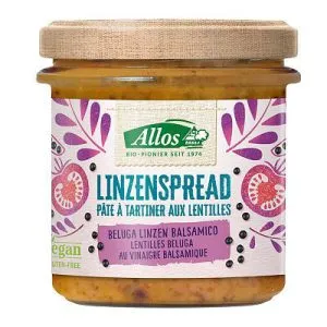 Allos Linzenspread Beluga Balsamico Bio (140 gr)