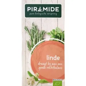 Piramide Lindebloesem Thee Eko Bio (20 stuks)