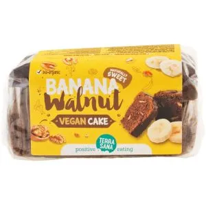 Terrasana Vegan Cake Banaan & Walnoot Bio (350 gr)