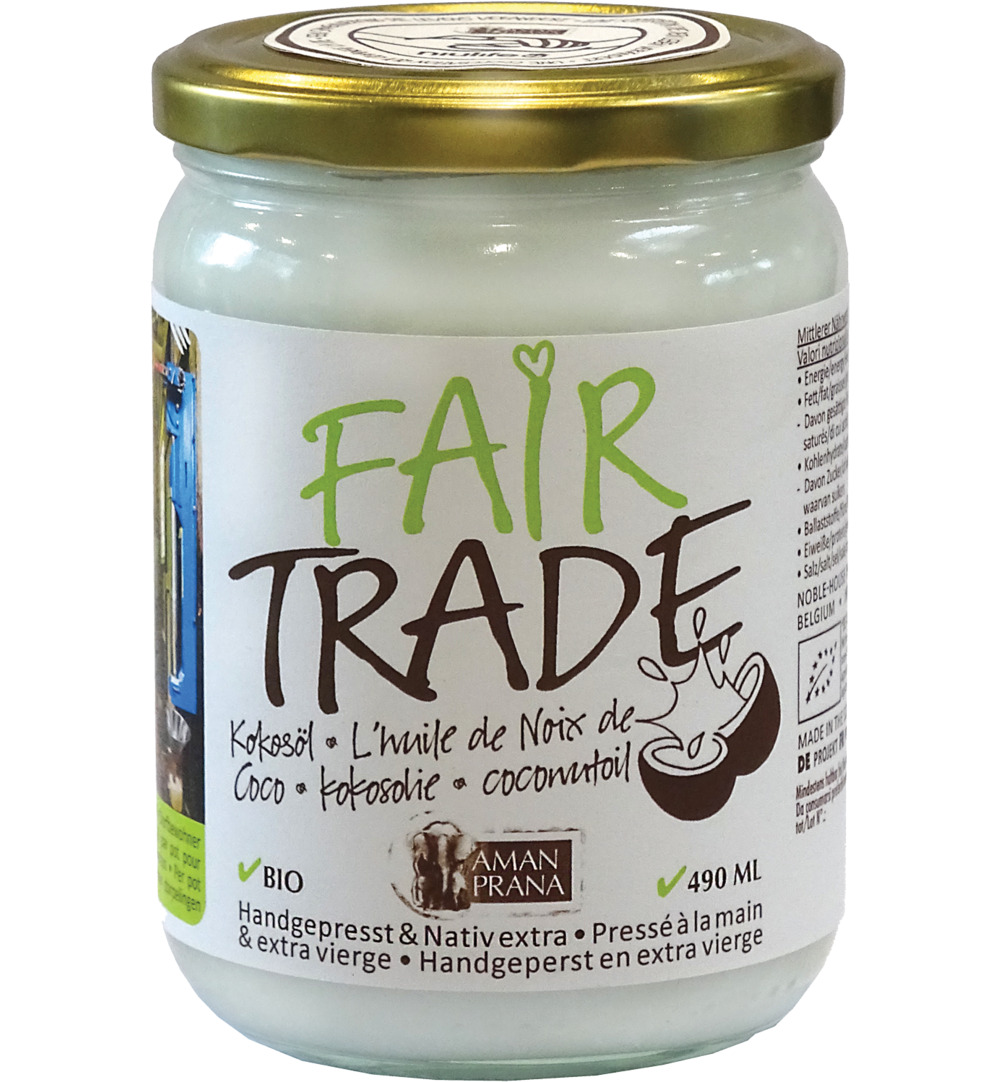 Amanprana Kokosolie Fair Trade Bio (490 ml)