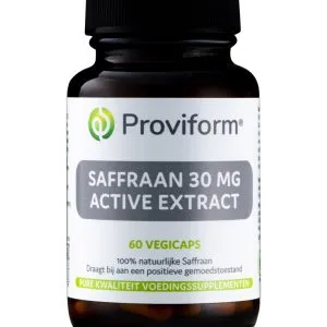 Proviform Saffraan 30 Mg Active Extract (60 vega capsules)
