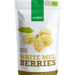 Purasana Witte Moerbeien Vegan Bio (200 gr)