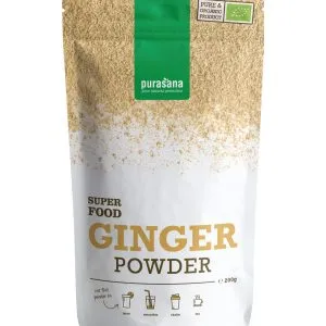 Purasana Gember Poeder - Vegan Bio (200 gr)
