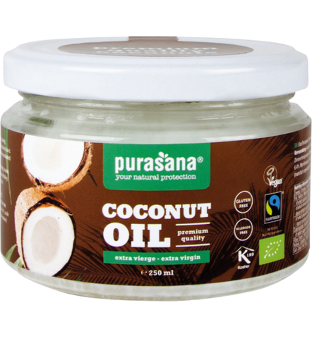Purasana Kokosolie Extra Virgin - Vegan Bio (250 ml)