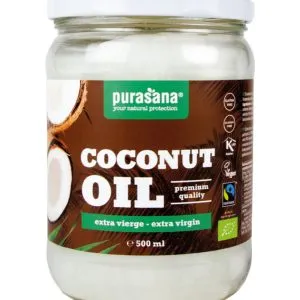 Purasana Kokosolie Extra Virgin/Huile De Coco Vegan Bio (500 ml)