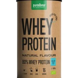Purasana Whey proteine naturel bio (400 gr)