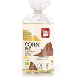 Lima Maiswafels Met Lijnzaad Bio (130 gr)