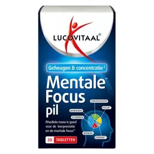Lucovitaal Mentale Focus Pil (20 tabletten)